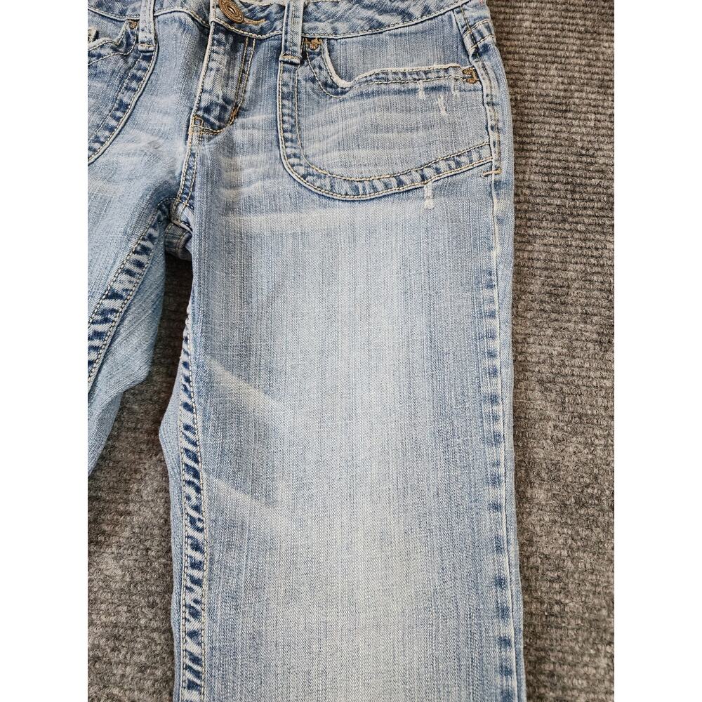 Aeropostle Vintage Y2k Womens 30" Denim Distressed Hailey Skinny Flare Jeans - Picture 4 of 10
